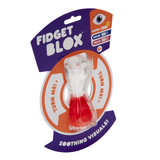 Goliath Fidget Blox, Vision Focused Sensory Squeeze & Play Fidget Toy, Liquid and Colour Based, Anxiety & Stress Relief Calming Therapy Desk Toy for Adults and Children, Red