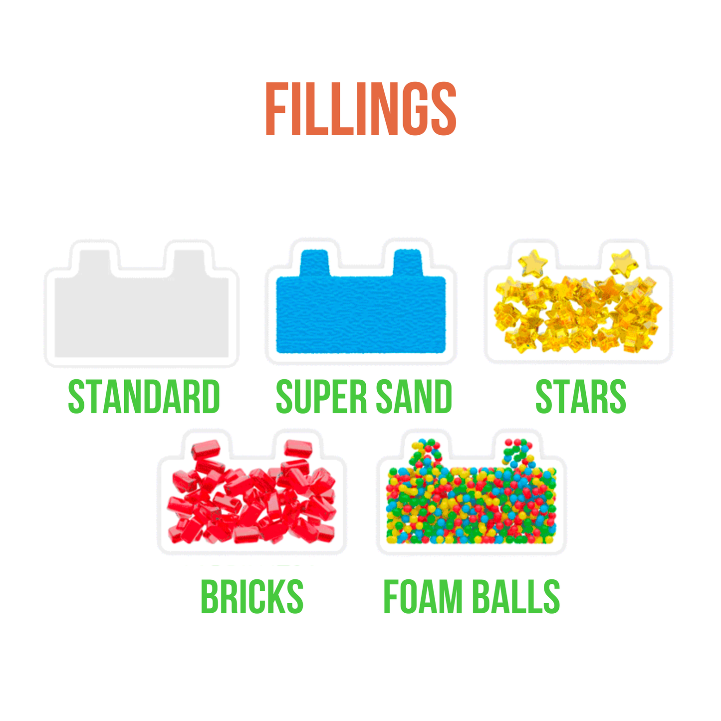 Jelly Blox Stash 'N Stack 2-in-1 Storage Case Including 30 Blocks, Toddler & Preschool Building Blocks Kids Can Squeeze & Stretch, Safety Tested & Ouch-Free, Tactile, Sensory Play Toy for Ages 2+
