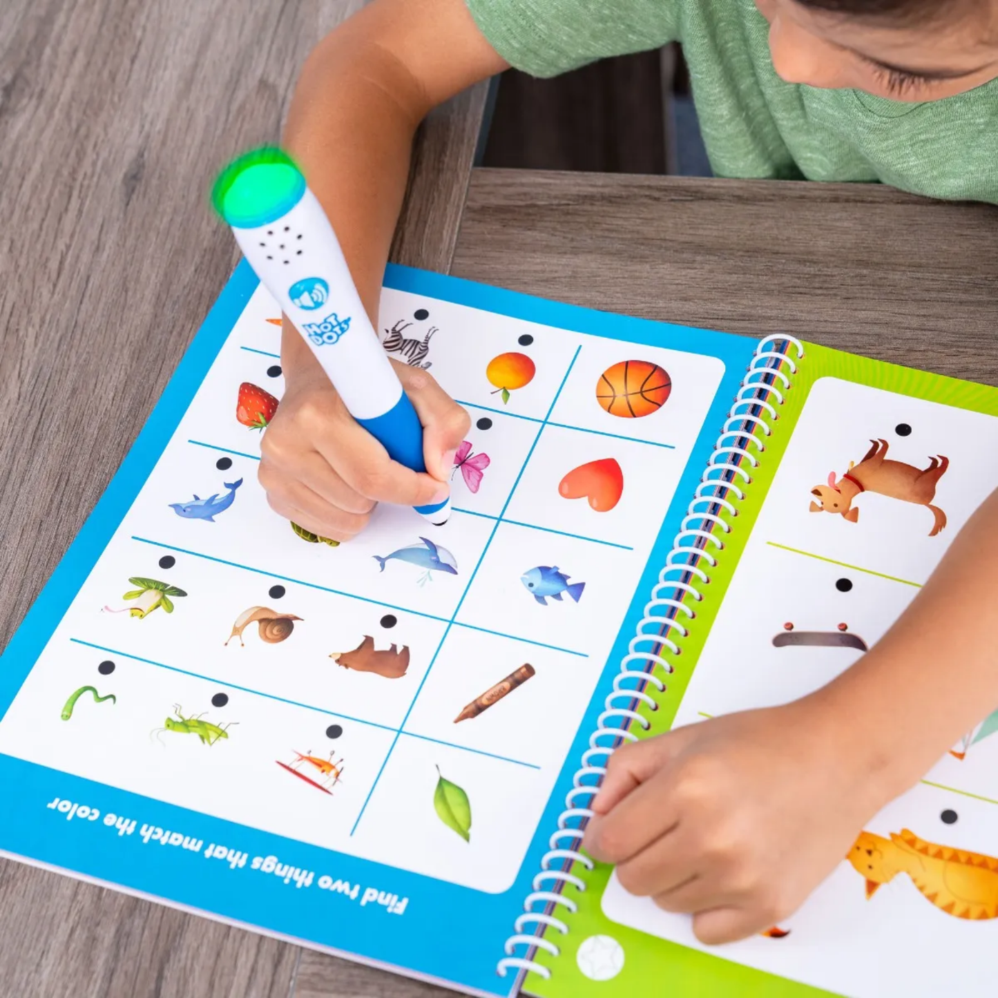 Learning Resources Hot Dots Learn at Home Reading and Maths Set 1, Interactive Learning System with Pen and 2 Activity Books, Ages 4 Plus