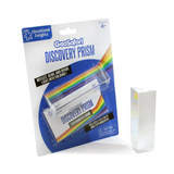 Learning Resources Discovery Prism, 10cm Optical Science Prism for Kids, Splits White Light into a Spectrum, Includes Activity Guide, Ages 8+