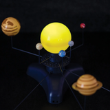 Learning Resources GeoSafari Motorised Solar System, Interactive Rotating & Revolving Model with Light-Up Sun & Star Projector, Includes Multilingual Activity Guide, For Kids Ages 8+
