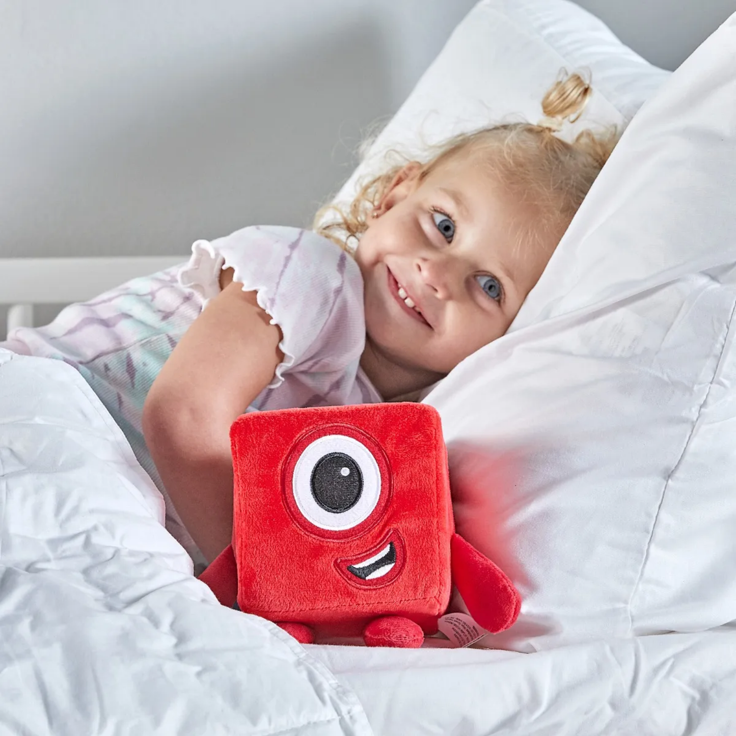 Learning Resources Numberblock One Plush Toy, Soft & Cuddly Learning Companion, Officially Licensed Learning Resources Product