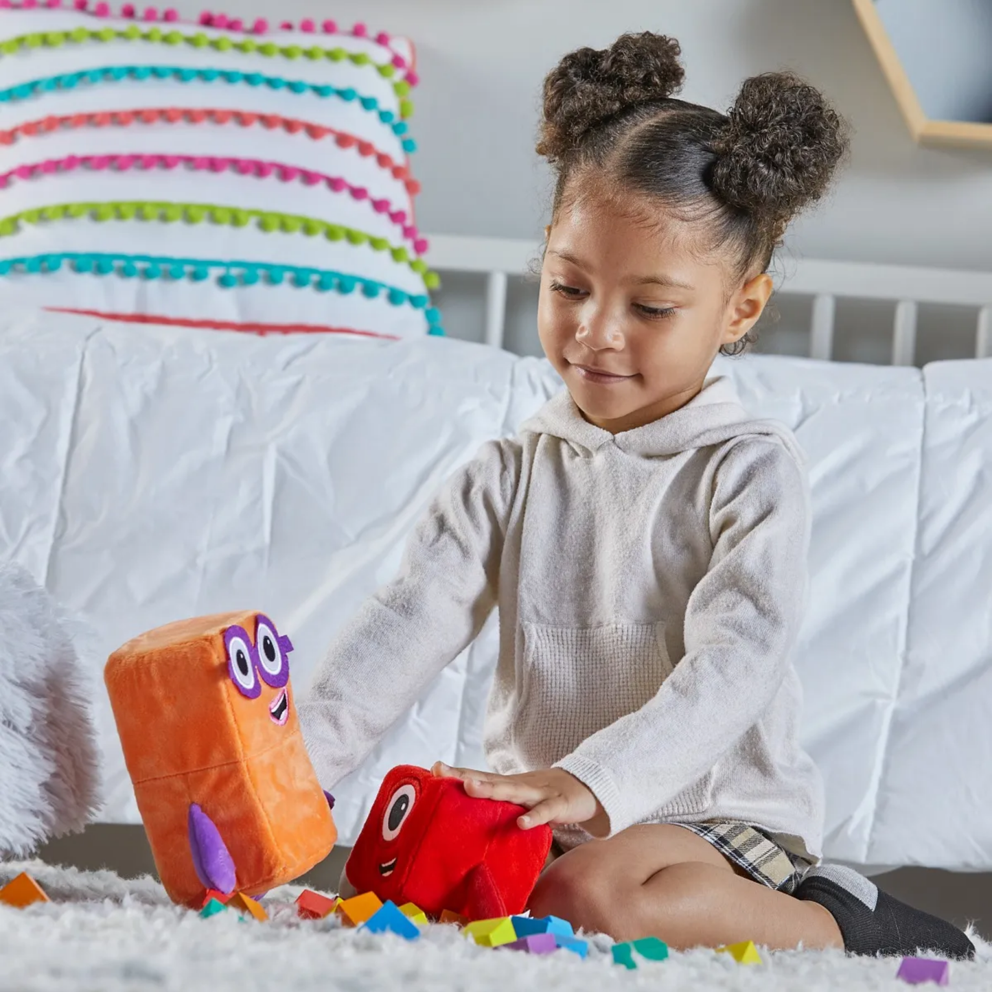 Learning Resources Numberblocks One and Two Playful Pals, Soft Plush Toys for Kids, Officially Licensed Learning Resources Product