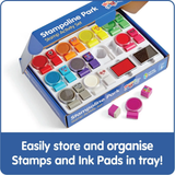 Learning Resources Numberblocks Stampoline Park Stamp Activity Set, Create Your Own Numberblocks Adventures, 32-Piece Arts & Crafts Set for Kids, Officially Licensed Learning Resources