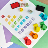 Learning Resources Numberblocks Stampoline Park Stamp Activity Set, Create Your Own Numberblocks Adventures, 32-Piece Arts & Crafts Set for Kids, Officially Licensed Learning Resources