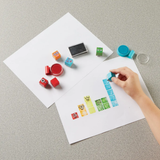 Learning Resources Numberblocks Stampoline Park Stamp Activity Set, Create Your Own Numberblocks Adventures, 32-Piece Arts & Crafts Set for Kids, Officially Licensed Learning Resources