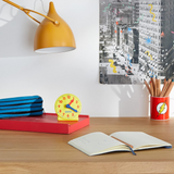 Learning Resources Big Time Mini Clock, 4 Inch Geared Teaching Clock with Color-Coded Hands, Time-Telling Educational Tool for Ages 5 and Up