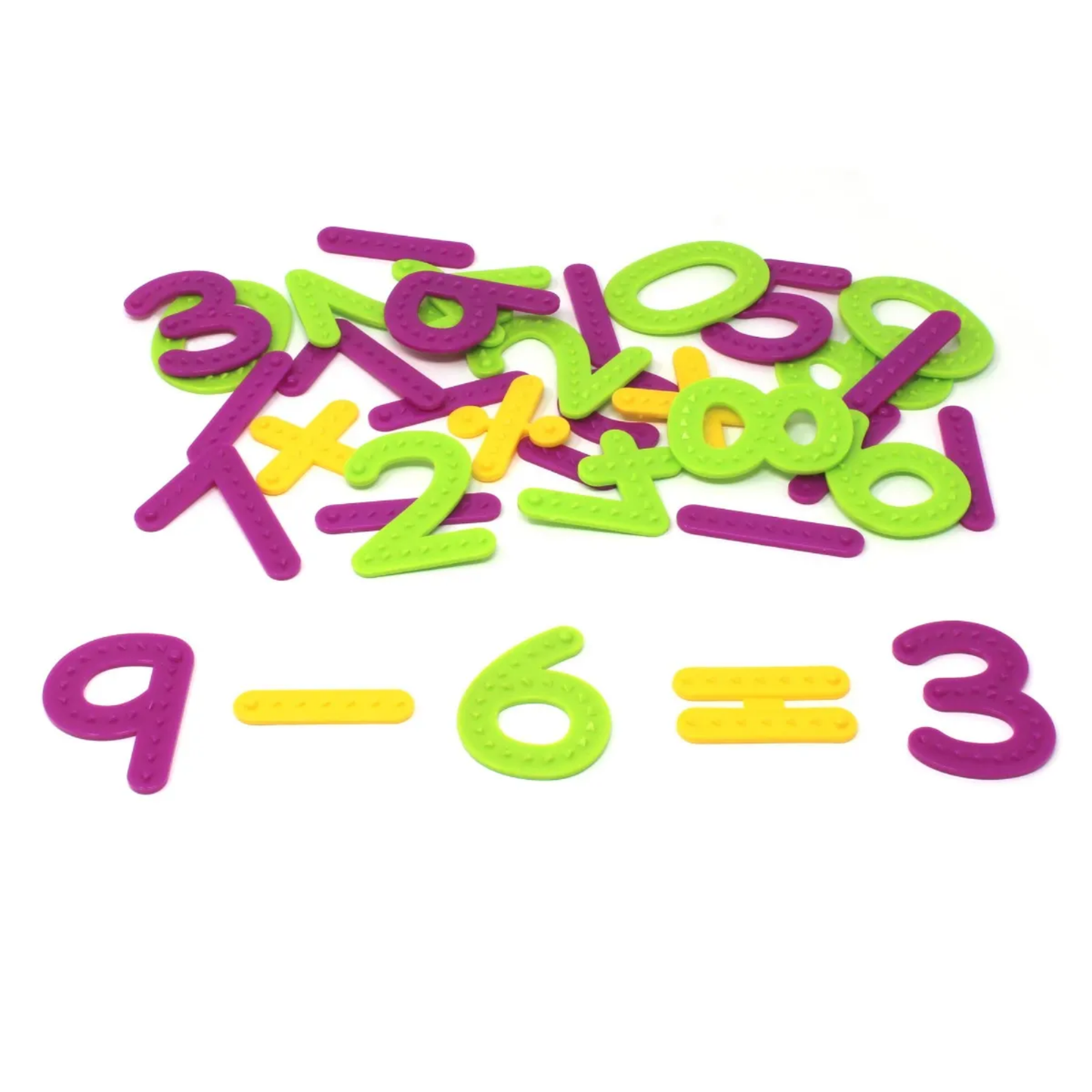 Learning Resources Tactile Numbers & Operations Set, Durable Sensory Learning Tool for Number Recognition and Formation