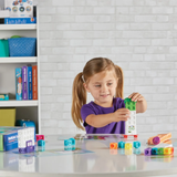 Learning Resources MathLink Cubes Numberblocks 11-20 Activity Set, Build Numberblocks, Explore Early Maths Skills, 30 Fun Activities, Includes Accessories, Character Cards, and More