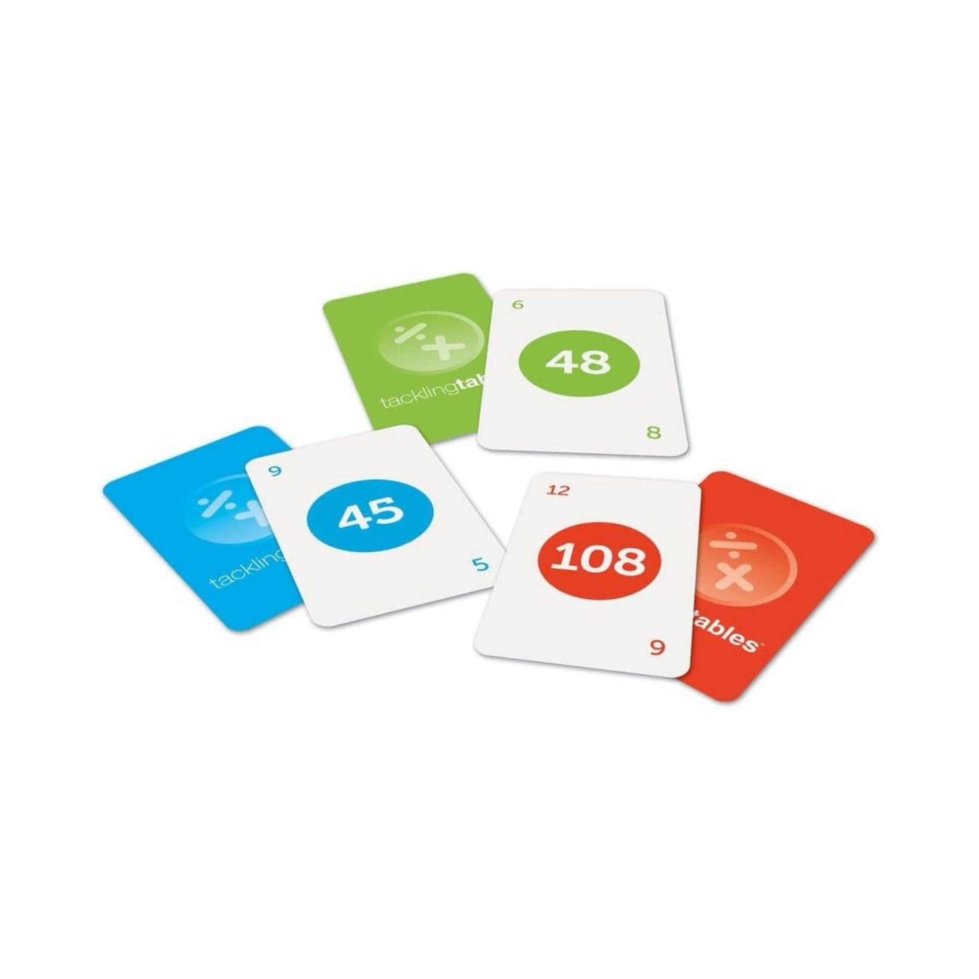 Learning Resources TacklingTables Student Set, Fun Times Tables Card Game for Kids, Teacher-Developed Maths Resource, Includes 78 Cards & Times Tables Chart, Ideal for Home & Classroom Learning, Ages 6+