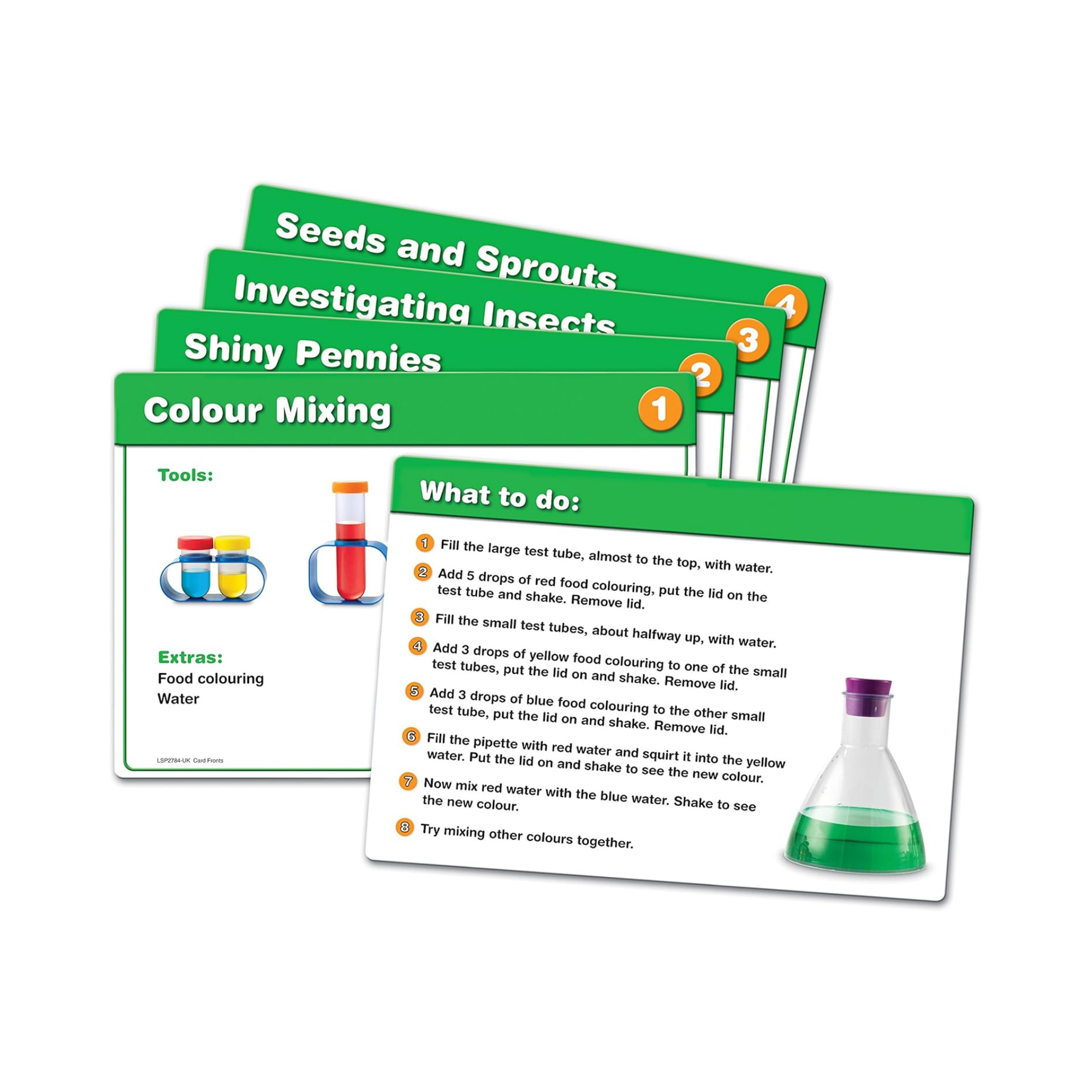 Learning Resources Primary Science® Lab Set, Real Science Tools for Kids, Hands-On Experiments, Includes 10 Activity Cards, Ages 3+