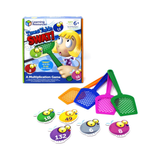 Learning Resources Times Table Swat!, Fun Multiplication Game for Kids, Practice 2-12 Times Tables, Includes 132 Colourful Flies, 4 Swatters & Activity Guide, For Ages 6+, Multilingual Instructions