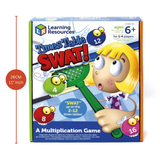 Learning Resources Times Table Swat!, Fun Multiplication Game for Kids, Practice 2-12 Times Tables, Includes 132 Colourful Flies, 4 Swatters & Activity Guide, For Ages 6+, Multilingual Instructions