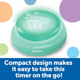 Learning Resources 2-Minute Toothbrush Timer, Fun Light-Up Timer for Kids to Encourage Healthy Brushing Habits, Includes Multilingual Guide