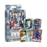Topps UEFA Club Competitions Chrome 2025/26 Hanger Pack Trading Cards, 15 Cards Per Pack, Exclusive Pulsar Parallels, Autograph Chase Cards, Official UEFA Football Collectibles