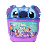 Tara Toys Disney Stitch 5 in 1 Creativity Tub, 50-Piece Paint and Color Preschool Arts and Crafts Activity Set, Kids for Ages 3 Up