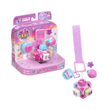 Clickeez Deluxe Keychain, Cute Collectible Keyboard Key Fidget Toy, Cube Key Caps Set with Charms for Girls and Boys 6Y+