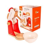 VIGA Wooden Kitchen Mixer Pretend Play Toy for Kids, Role-Play Cooking Fun, Ages 12+ Months