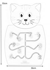 VIGA Matching Numbers Wall Toy, Montessori Educational Number Recognition Panel, Develops Logic, Fine Motor & Counting Skills, Eco-Friendly & Non-Toxic, for Boys & Girls Ages 18M+