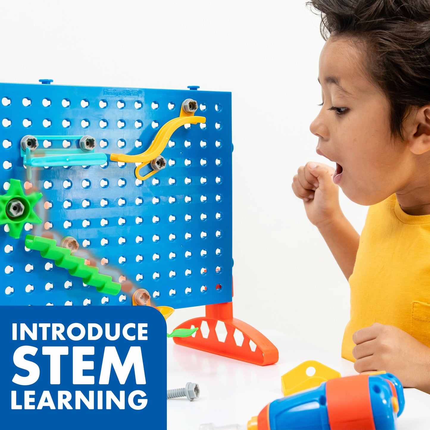 Learning Resources Design & Drill Marble Maze, STEM Construction Toy