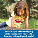 Learning Resources Jumbo Bug Jars (Box of 6), Magnifying Observation Jars with Air Vents for Hands-On Science Exploration, Ages 3+