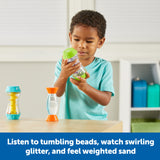 Learning Resources Sensory Trio Fidget Tubes Set of 3 Sensory Toys for Kids Ages 3 Plus