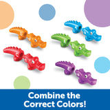 Learning Resources Snap-n-Learn Alphabet Gators, Uppercase and Lowercase Matching Toy, Fine Motor Skills and Letter Recognition, Ages 2+