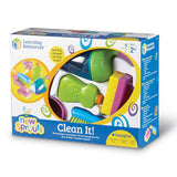 Learning Resources New Sprouts Clean It Pretend Play Cleaning Set for Toddlers Ages 2 Plus