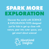 Learning Resources GeoSafari MicroPro 95-Piece Microscope Set, 50x to 600x Magnification, Includes Prepared & DIY Slides, STEM Science Kit for Kids, Ages 8+
