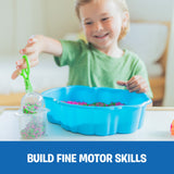 Learning Resources Playfoam Pluffle Squishology Station, Sensory Play Station with Tools for Fine Motor Skills, 6 Piece Tactile Set for Ages 3+