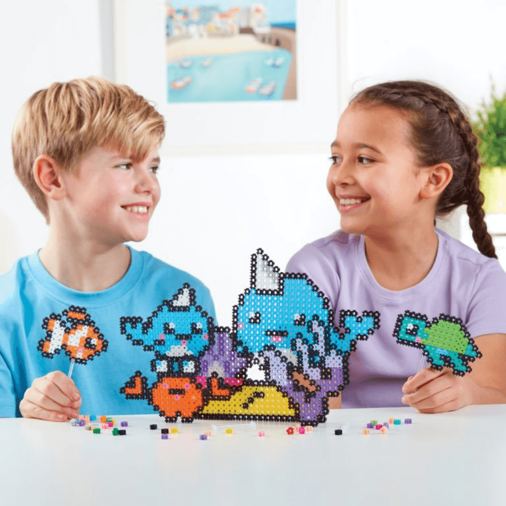 Character Options Simbrix Connect & Wow Underwater Friends Pack with 1500+ brix, 2D & 3D Pixel Arts and Crafts Construction Toy, Creative & Imaginative STEAM Building Toy for Boys & Girls Ages 5+