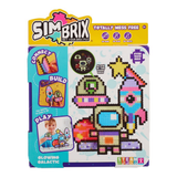 Character Options Simbrix Connect & Wow Glowing Galactic Pack with 1500+ brix, 2D & 3D Pixel Arts and Crafts Construction Toy, Creative & Imaginative STEAM Building Toy for Boys & Girls Ages 5+