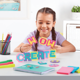 Character Options Simbrix Connect & Wow Alphabrix Pack with 350+ brix, 2D & 3D Pixel Arts and Crafts Construction Toy, Creative & Imaginative STEAM Building Toy for Boys & Girls Ages 5+