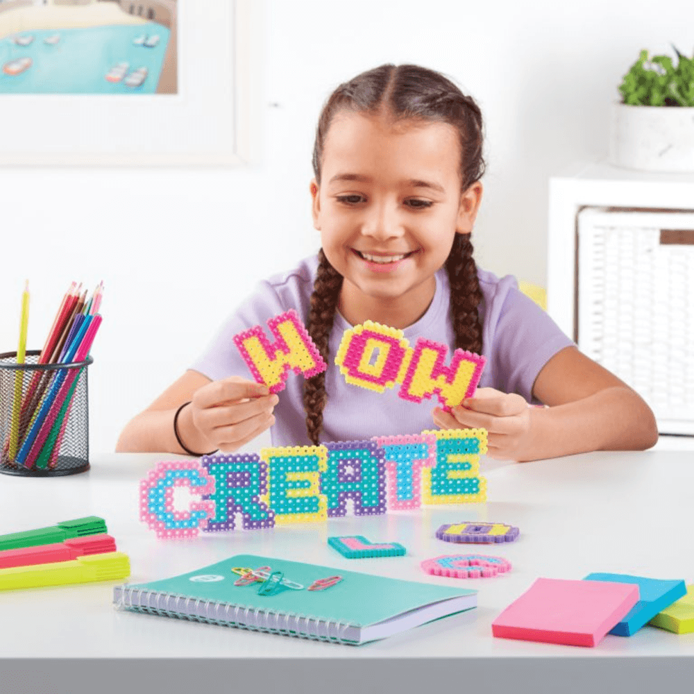 Character Options Simbrix Connect & Wow Alphabrix Pack with 350+ brix, 2D & 3D Pixel Arts and Crafts Construction Toy, Creative & Imaginative STEAM Building Toy for Boys & Girls Ages 5+