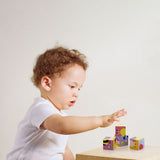 Viga Wild Animals, 6 Sided 2x2 Cube Puzzle, Montessori Wooden Toy, Develops Sensory, Cognitive & Fine Motor Skills, Non-Toxic & Eco-friendly Kids Educational Toy, Suitable for Boys and Girls Aged 2Y+