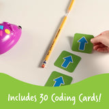 Learning Resources Code & Go Robot Mouse, Early STEM Coding Set for Kids Ages 4+, Hands-On Learning with Jack the Robot Mouse