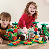 Learning Resources Gears! Gears! Gears! Movin’ Monkeys Building Set, Jungle-Themed Creative Play