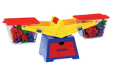 Learning Resources Primary Bucket Balance with Compare Bear Counters, Hands-On Math Learning Tool for Weighing, Measuring and Comparing, Includes 102 Counters and Activity Guide, Ages 3+