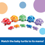 Learning Resources Snap-n-Learn Number Turtles, Early Maths Learning Toy for Number, Shape Recognition, and Fine Motor Skills, Ages 2+