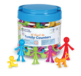 Learning Resources All About Me Family Counters, Set of 72, Colourful Family-Themed Counters for Counting, Sorting, and Patterning, Ages 3+