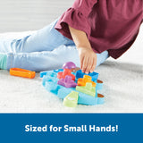 Learning Resources Spike the Fine Motor Hedgehog Puzzle Playmate (LER9103), 2-in-1 Shape Sorter and Puzzle, Fine Motor Skills Development Toy for Toddlers, Ages 18 Months+
