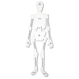 Learning Resources Skeleton Foam Floor Puzzle, 122cm Tall Human Body Learning Toy for Kids, 15 Soft Foam Pieces with Bone Names on Reverse, Educational Anatomy Puzzle for Early Learners