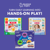 Learning Resources Sight Word Bean Bags, Active Phonics Game for Kids, 25 Double-Sided Bean Bags with 50 Sight Words, Tactile Learning Toy for Vocabulary, Reading Fluency, and Motor Skills, Ages 3+
