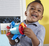 Learning Resources 1-2-3 Build It Car Plane Boat, 3-in-1 Vehicle Construction Toy for Toddlers, Fine Motor Skills and Early Engineering Play, Ages 2+