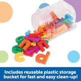 Learning Resources Jumbo Lowercase Magnetic Letters, Set of 40, Early Literacy & Spelling Practice for Kids, Magnetic Alphabet for Fridge & Whiteboards, Includes Storage Tub, Ages 3+