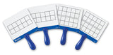 Learning Resources Magnetic Ten Frame Answer Boards, Set of 4 Double-Sided Boards with 100 Magnetic Disks, Early Maths Learning for Ages 5 Plus