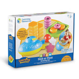 Learning Resources STEM, Sink or Float Activity Set, Hands-On Science Experiment Kit for Kids, Early Physics & Buoyancy Learning, Includes 10 Activity Cards & Multilingual Guide, Ages 5+