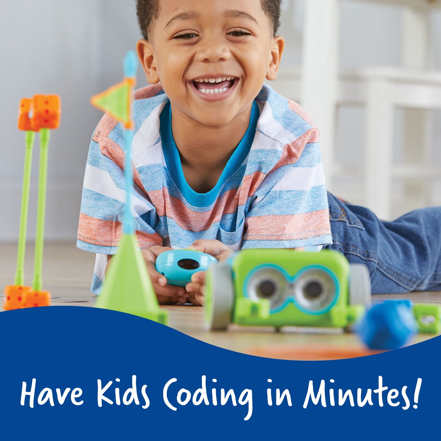 Learning Resources Botley the Coding Robot Activity Set, Hands-On Early Coding and STEM Learning for Kids Aged 5+