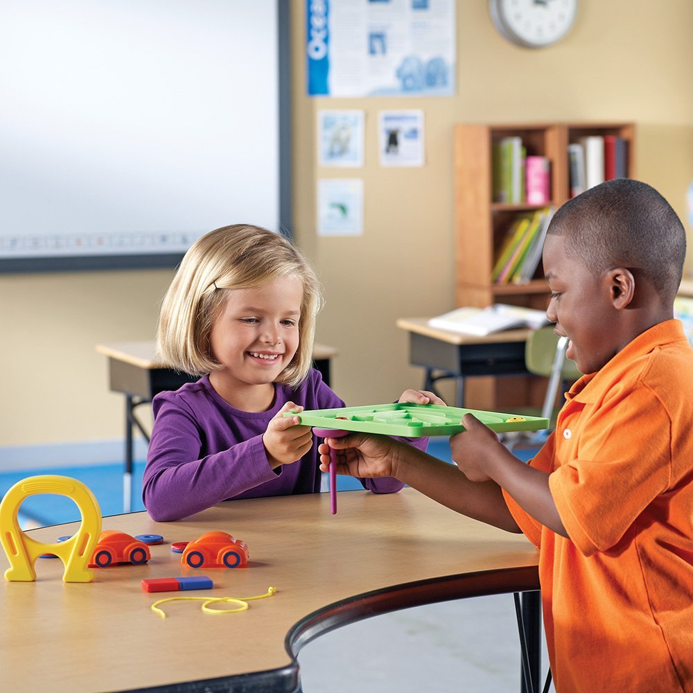 Learning Resources STEM Magnets Activity Set, Hands-On Magnetism Science Kit for Kids, Ages 5+