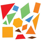Learning Resources Educational Power Polygon Set, 450 Translucent 2-D Shapes for Geometry Learning and Classroom Activities